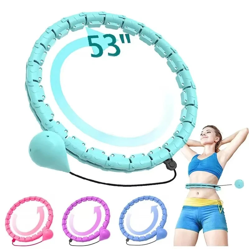 Weighted Hula Hoop For Adults And Beginners With Detachable Links