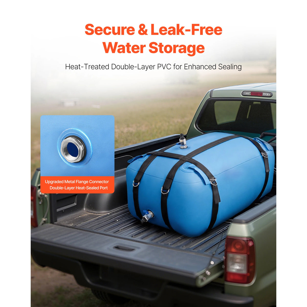 TPU Soft Water Storage Bag Portable Collapsible Camping Irrigation Container