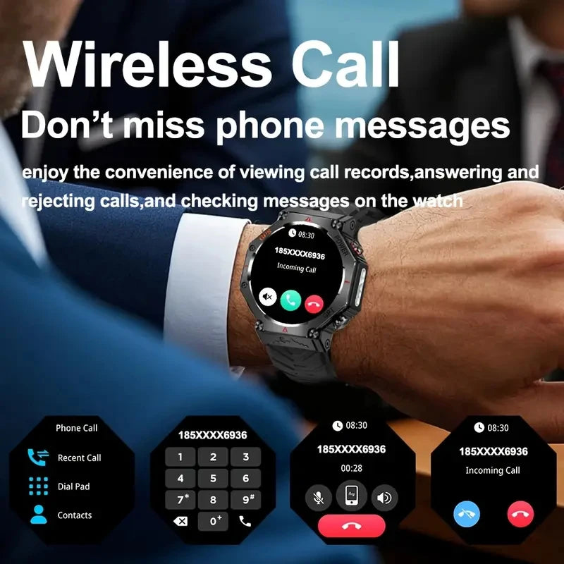 Senbono GPS Smartwatch Built In Bluetooth Calls Fitness Tracker Waterproof