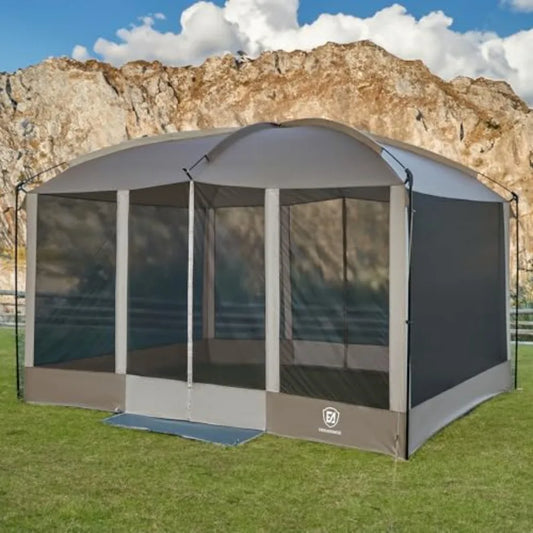 Camping Picnic Screen House Magnetic Mesh Shelter With Free Entry