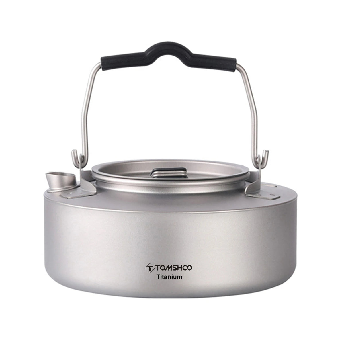 Tomshoo Portable Titanium Camping Kettle For Outdoor Coffee