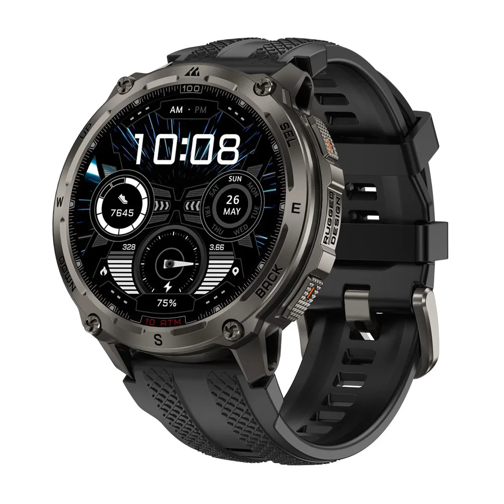 KOSPET Tank T4 Smartwatch for Men GPS Maps 10ATM Waterproof