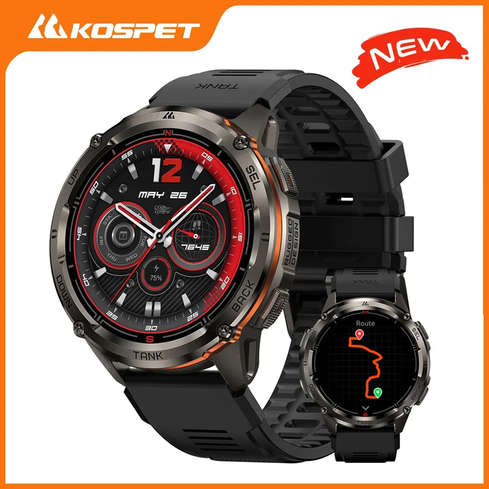 Kospet Tank T3 Ultra 2 GPS Smart Watch With Bluetooth