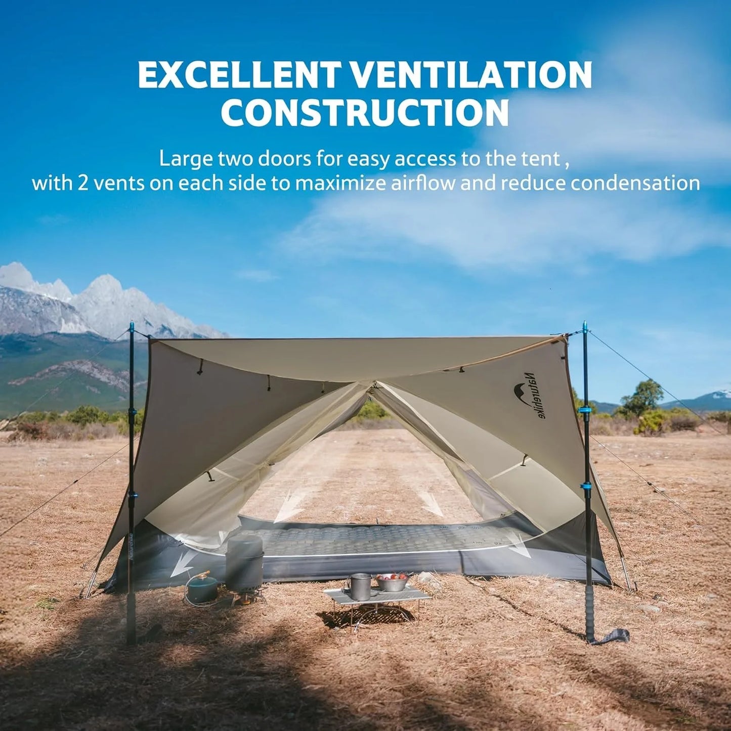 Naturehike Mongar UL 2 Person 3 Season Ultralight Backpacking Tent