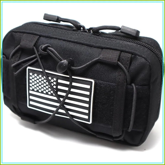 Compact Tactical MOLLE Pouch EDC Utility Bag Waist Pack First Aid Kit
