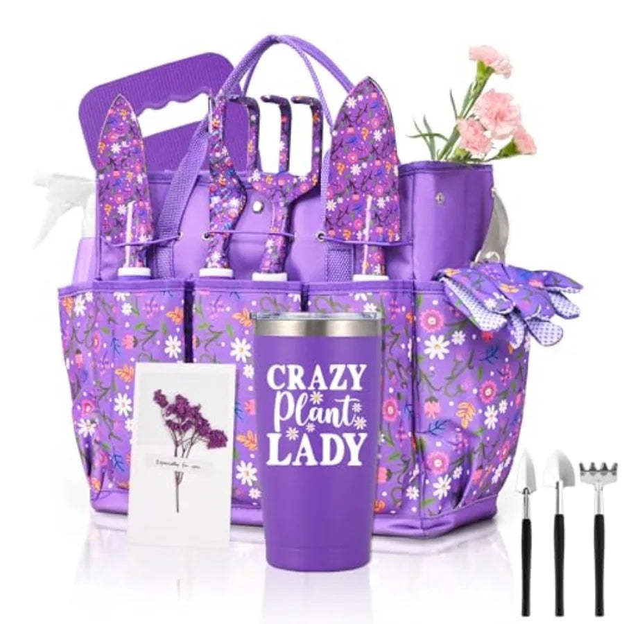 Gardening Tools Set For Women 14 Piece Kit With Bag