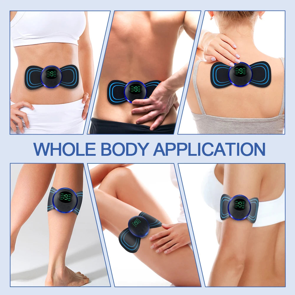 Electric Neck Massager Portable Cervical Vertebra Massage Patch for Muscle Relaxation And Shoulder Stretcher
