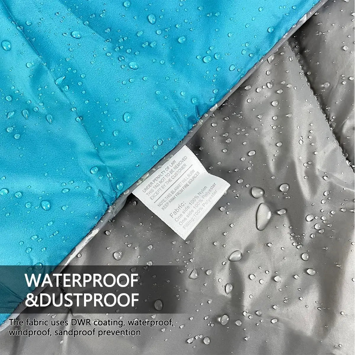 Outdoor Camping Blanket Fluffy Waterproof Warm Portable Storage Bag Hiking Picnic Car Use Multi-Functional Blanket