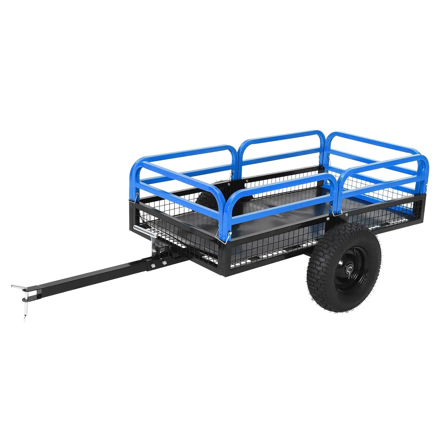 Acekool Heavy Duty Steel Garden Dump Trailer For ATV UTV Lawn Tractor