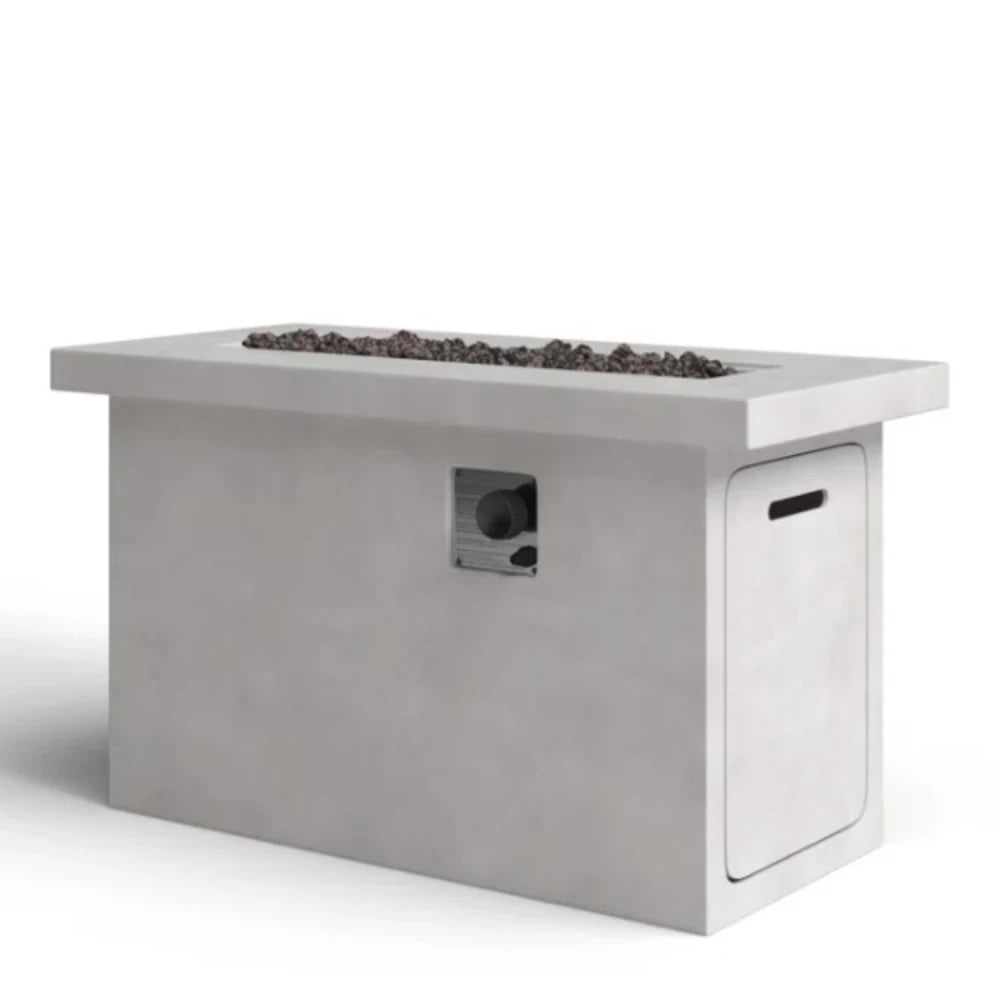 Concrete Outdoor Fire Pit Table Propane Or Natural Gas