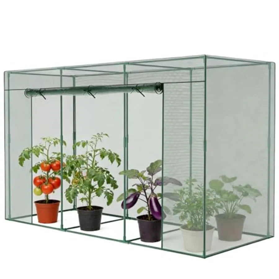 Outdoor Garden Crop Cages Wind Resistant Frame And Zippered Door