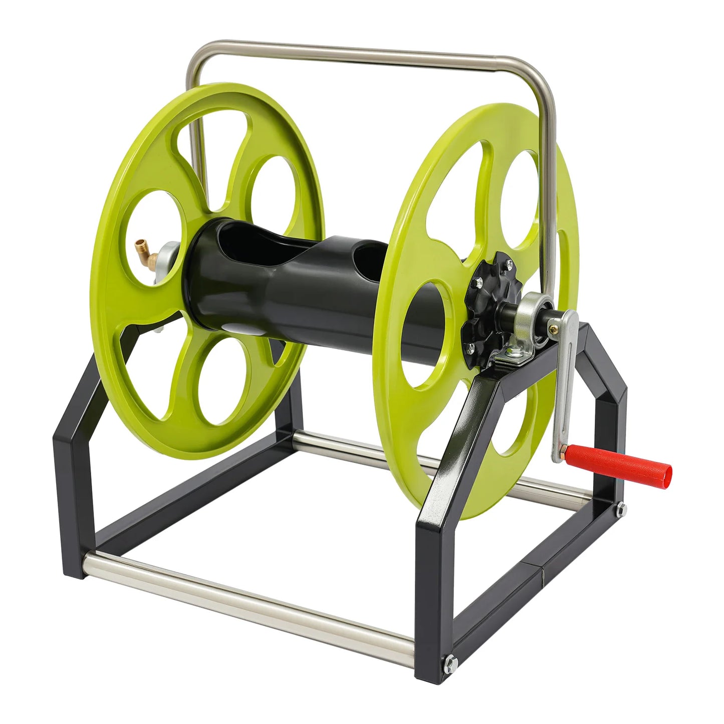 Metal Garden Hose Reel With 360 Degree Swivel And Crank