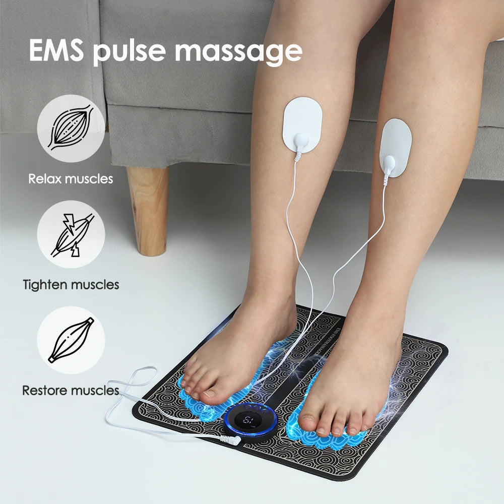 Agdoad Smart EMS Foot Massager 19 Levels for Relaxation