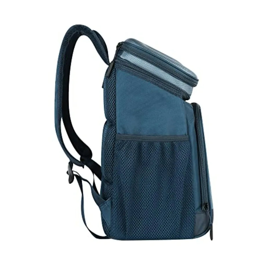 Backpack Cooler for Outdoor Use Insulated Soft Sided Bag with Leak Proof Lining