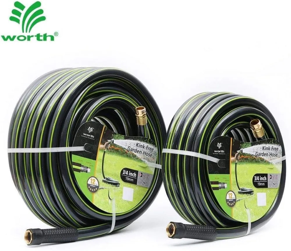 Heavy Duty Lightweight Garden Hose No Kink Leakproof 200 PSI