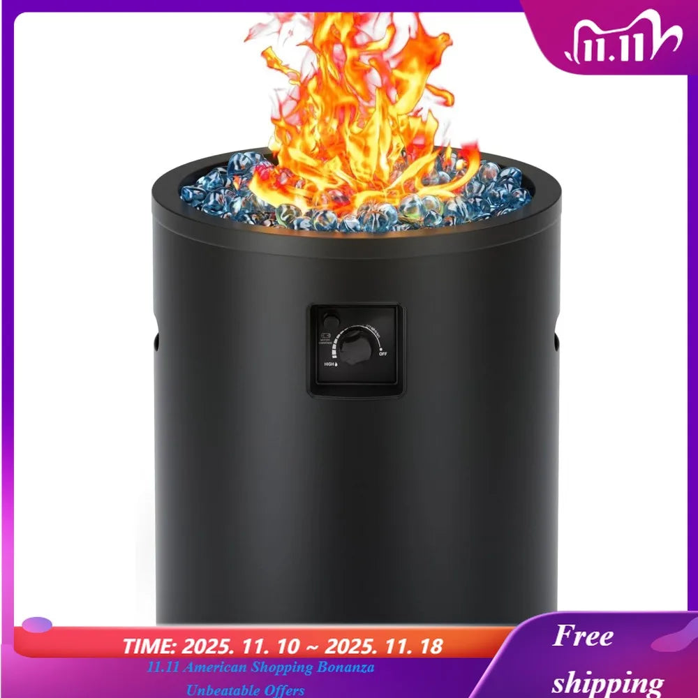 50,000 BTU Propane Fire Pit For Outdoor Patio And Garden