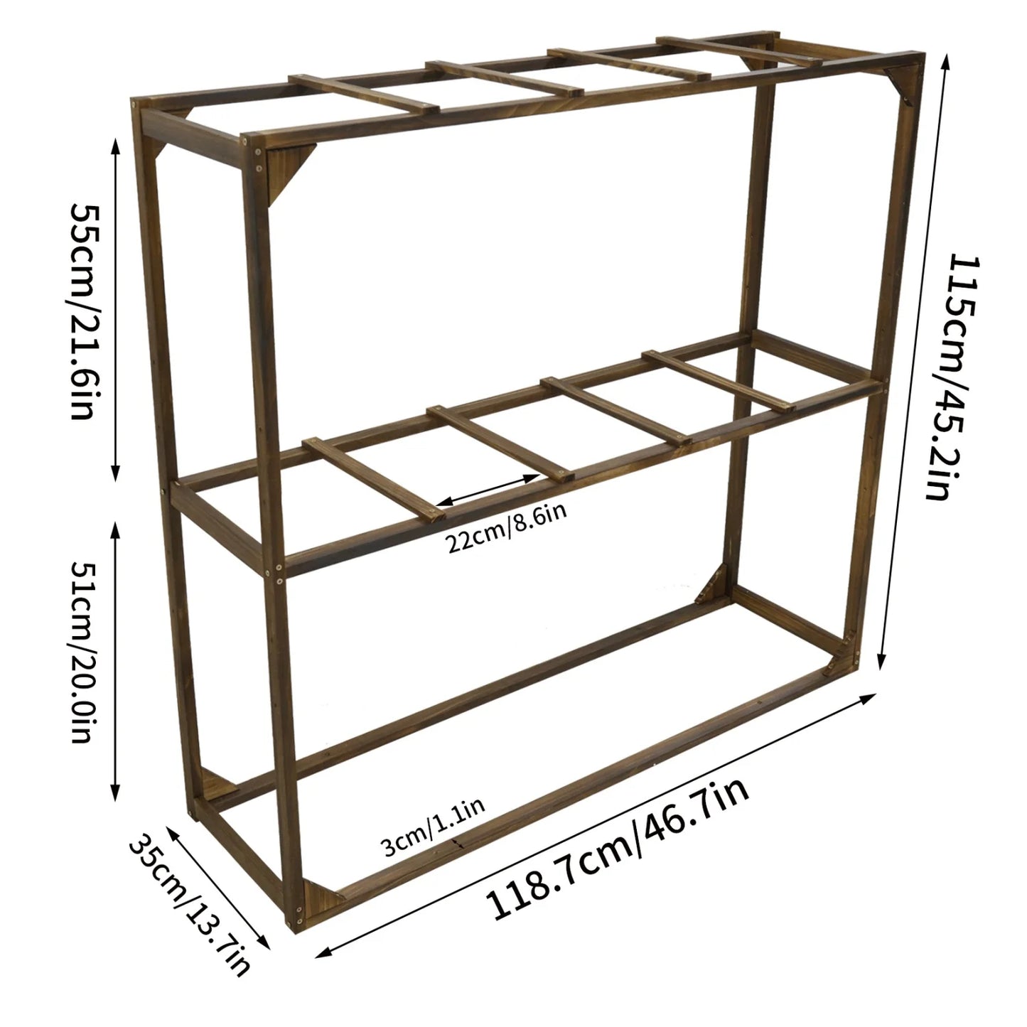 Wooden Outdoor Garden Vegetable Support Trellis Frame For Plants