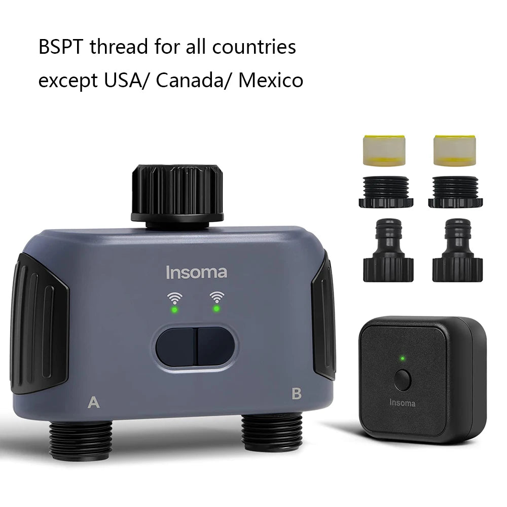 Insoma Zigbee WiFi Automatic Water Timer For Garden Irrigation System