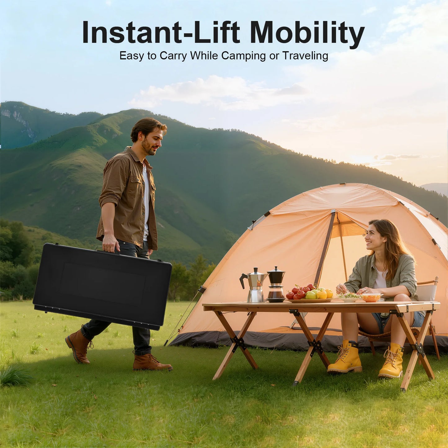 Portable Gas Camping Stove 3 Burner 4.5KW Piezo Ignition Tabletop