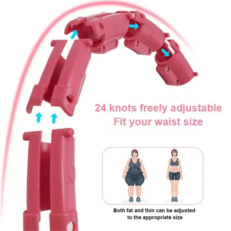 Weighted Hula Hoop For Adults And Beginners With Detachable Links