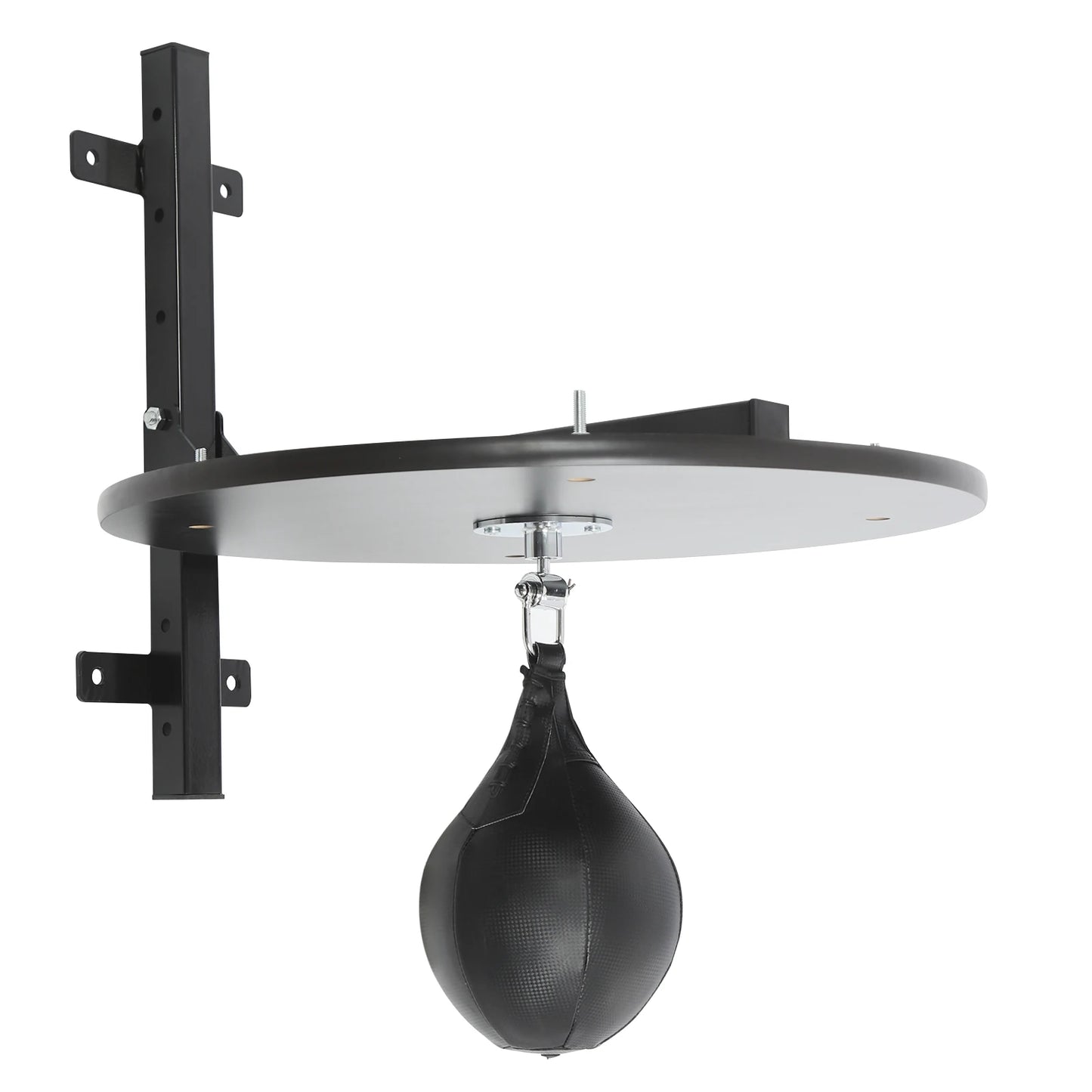 Black/Log Color Speed Bag Platform 360° Rotatable Speed Ball Platform Kit Boxing Speed Reaction Training Equipment
