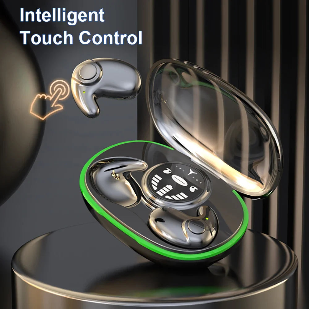 SHUKE Invisible Sleep Earphones Waterproof Bluetooth 5.3 Noise Reduction Earbuds