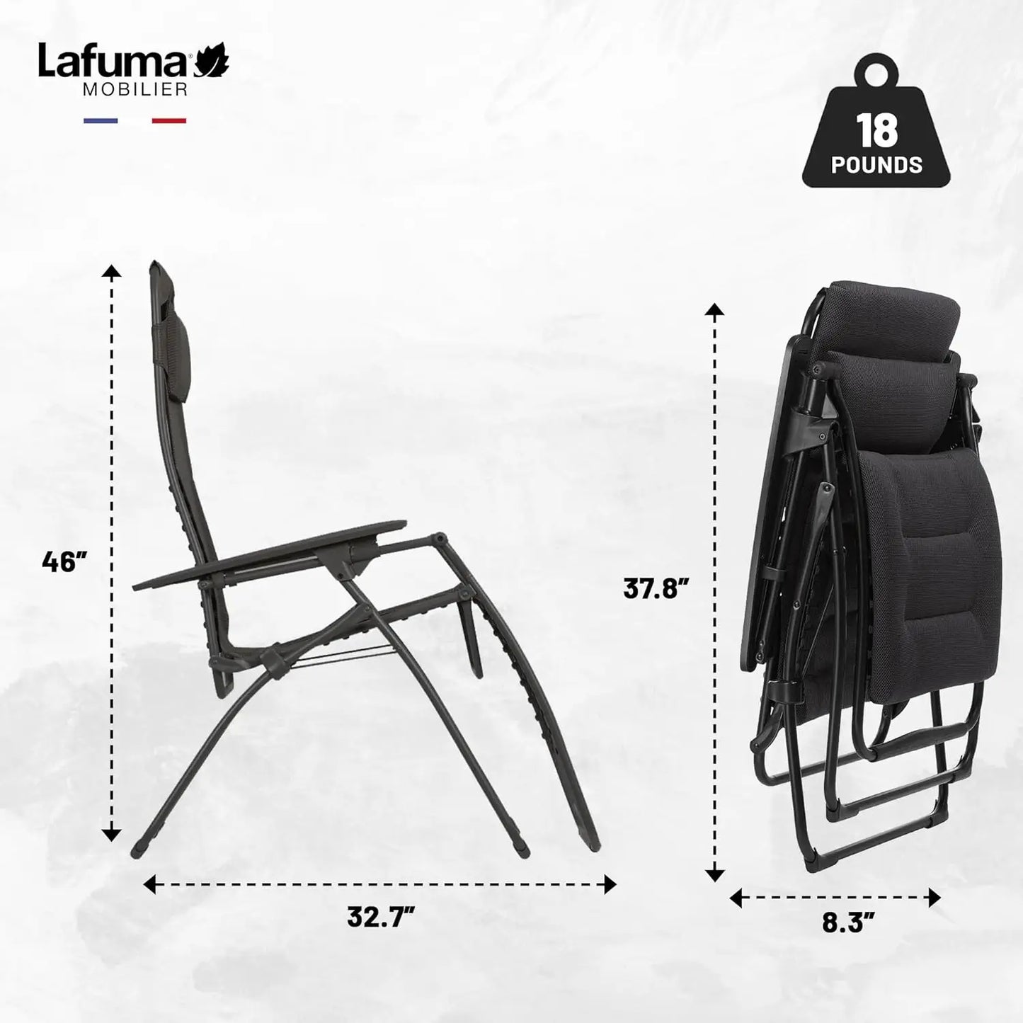 Zero Gravity Recliner Chair With Air Comfort Mesh For Outdoor Patio Camping