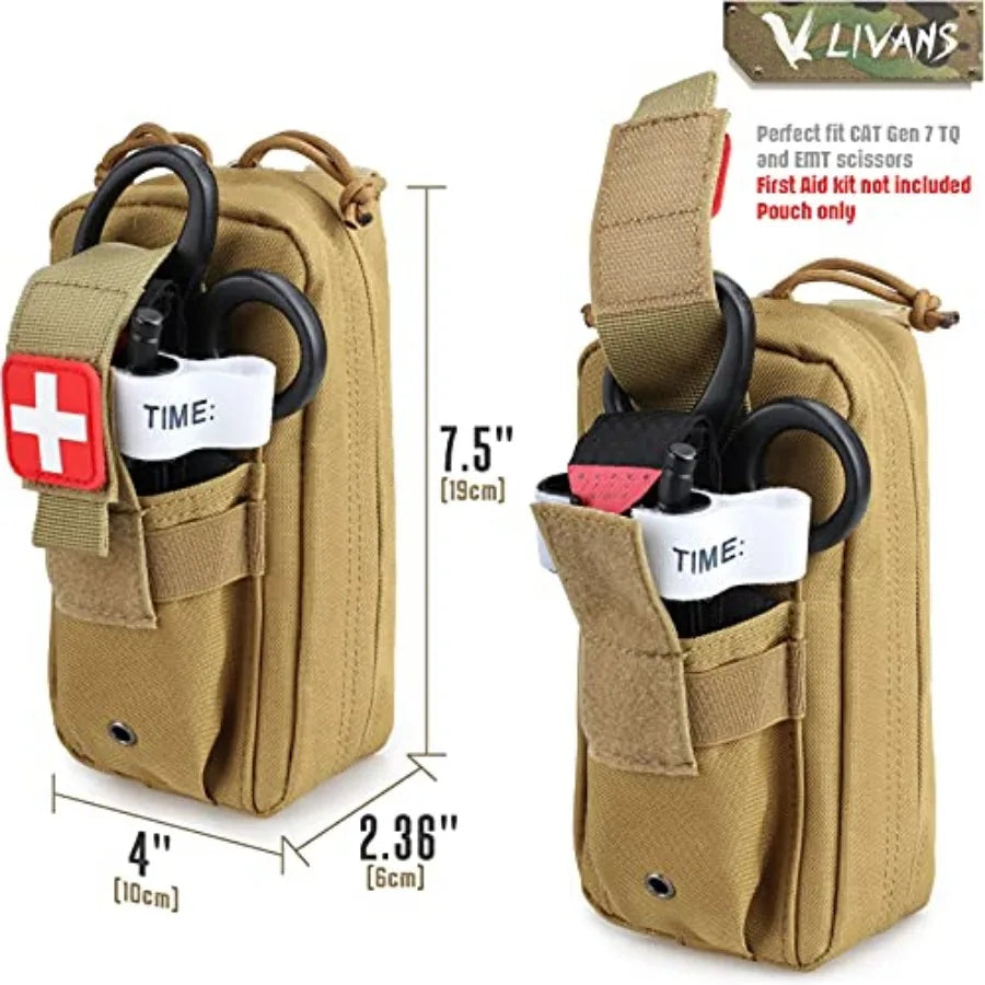 Tactical MOLLE Medical Pouch Rip Away EMT First Aid IFAK