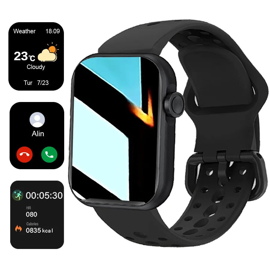 Smart Watch, for Men and Women (Answering/Making Calls) Fitness Tracker, More than 120 Sports Modes, Sleep Monitoring, Pedometer