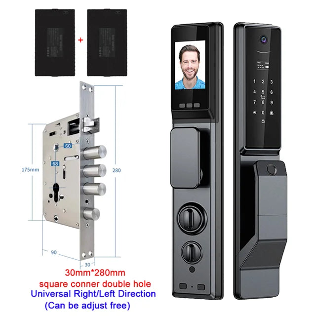 YKESDL Waterproof Outdoor Smart Lock With WiFi Alexa Tuya App Camera