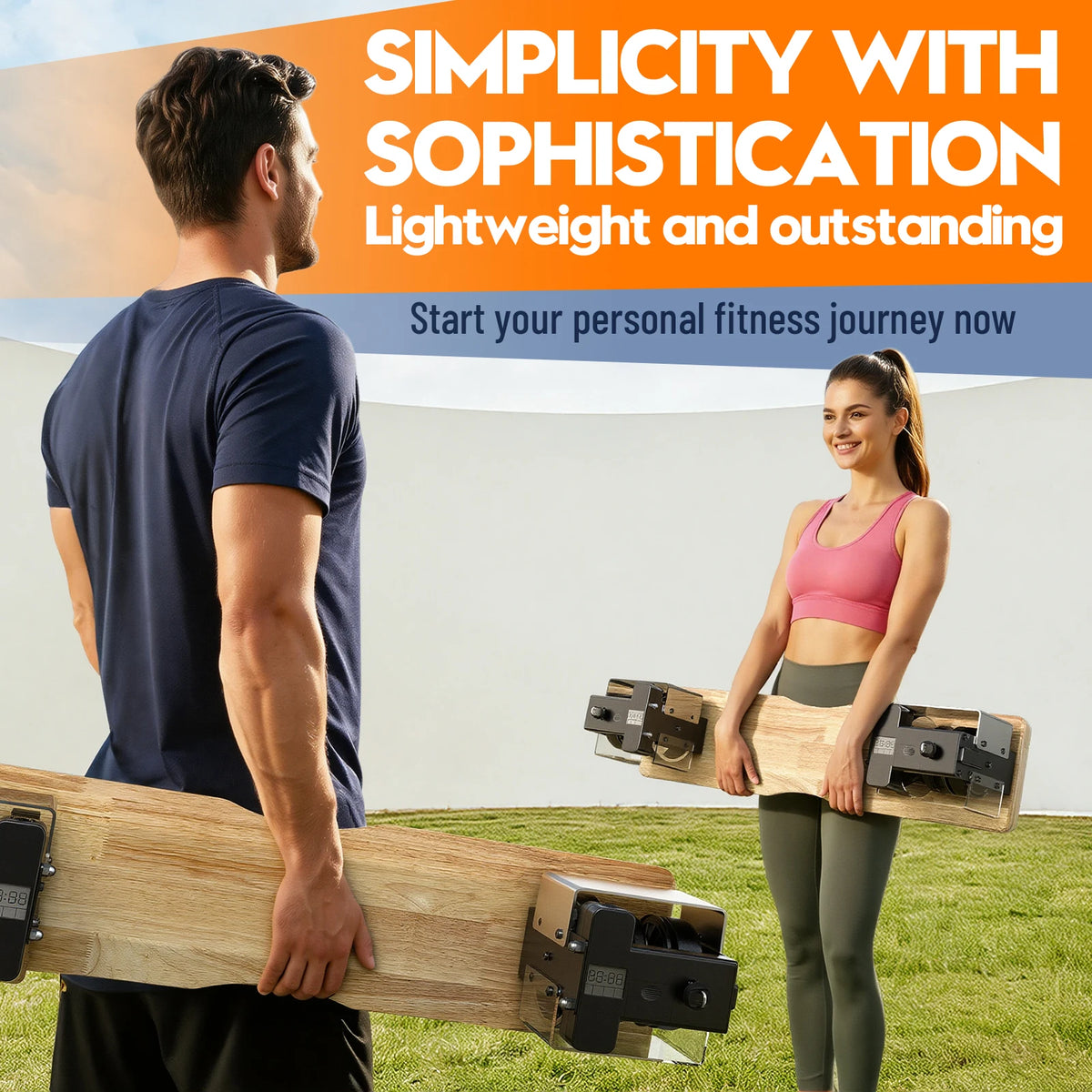 All-in-One Portable Home Gym – 33-45LBS Adjustable Strength Training Machine for Full-Body Workout, 31 Inch