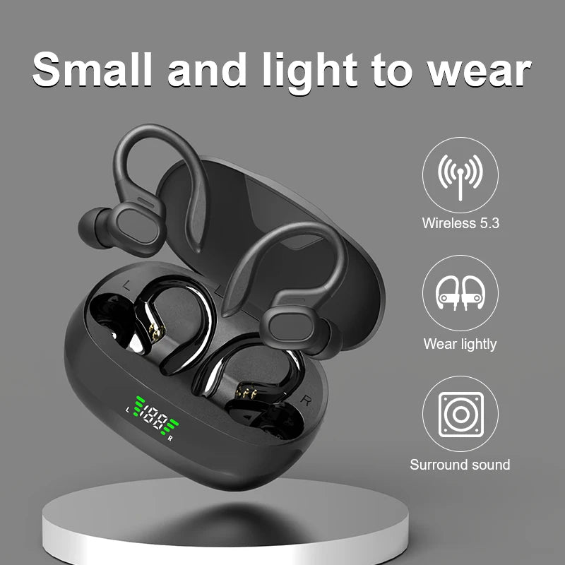 SHUKE Wireless Earbuds Sport EarHook Hifi Stereo Sound Earphones