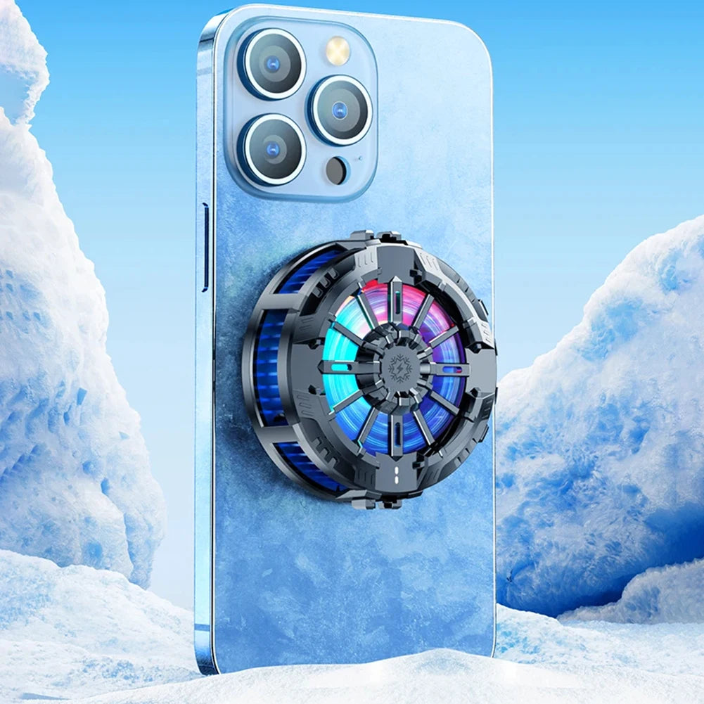 Magnetic Back Clip Phone Radiator Cooler For Apple Samsung Xiaomi