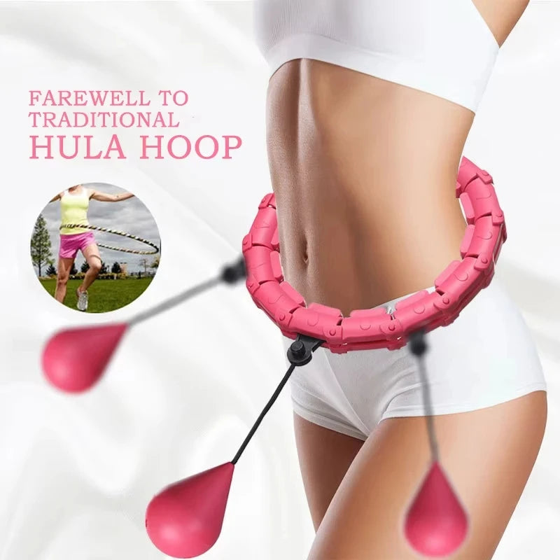 Weighted Hula Hoop For Adults And Beginners With Detachable Links