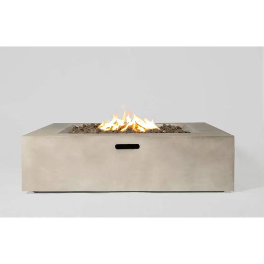 Concrete Outdoor Fire Pit Table For Garden And Patio