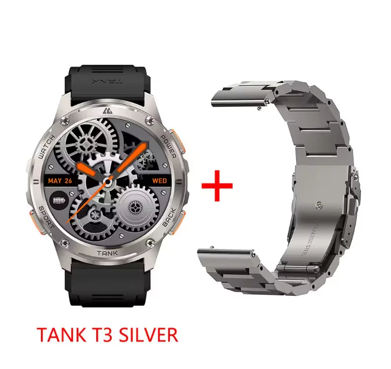 Kospet Tank T3 Smartwatch With Amoled Display And Fitness Tracking