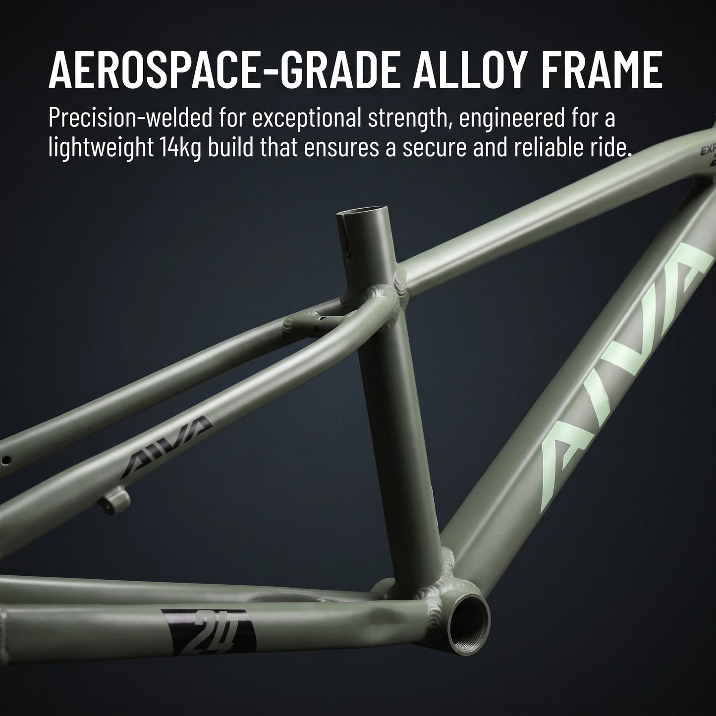 Aluminum Frame 7 Speed Hardtail Mountain Bike With Disc Brakes