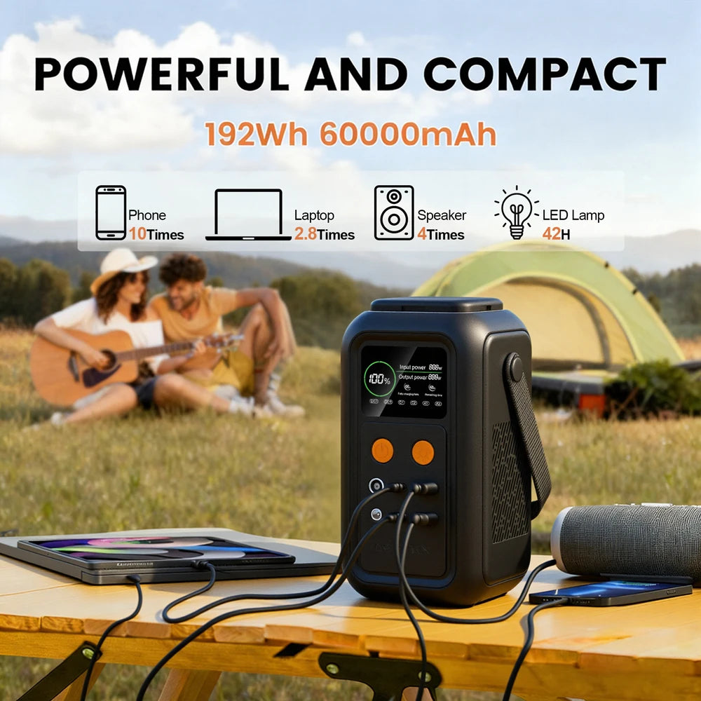 CTOLITY 200W Power Station With 192Wh LiFePO4 Battery