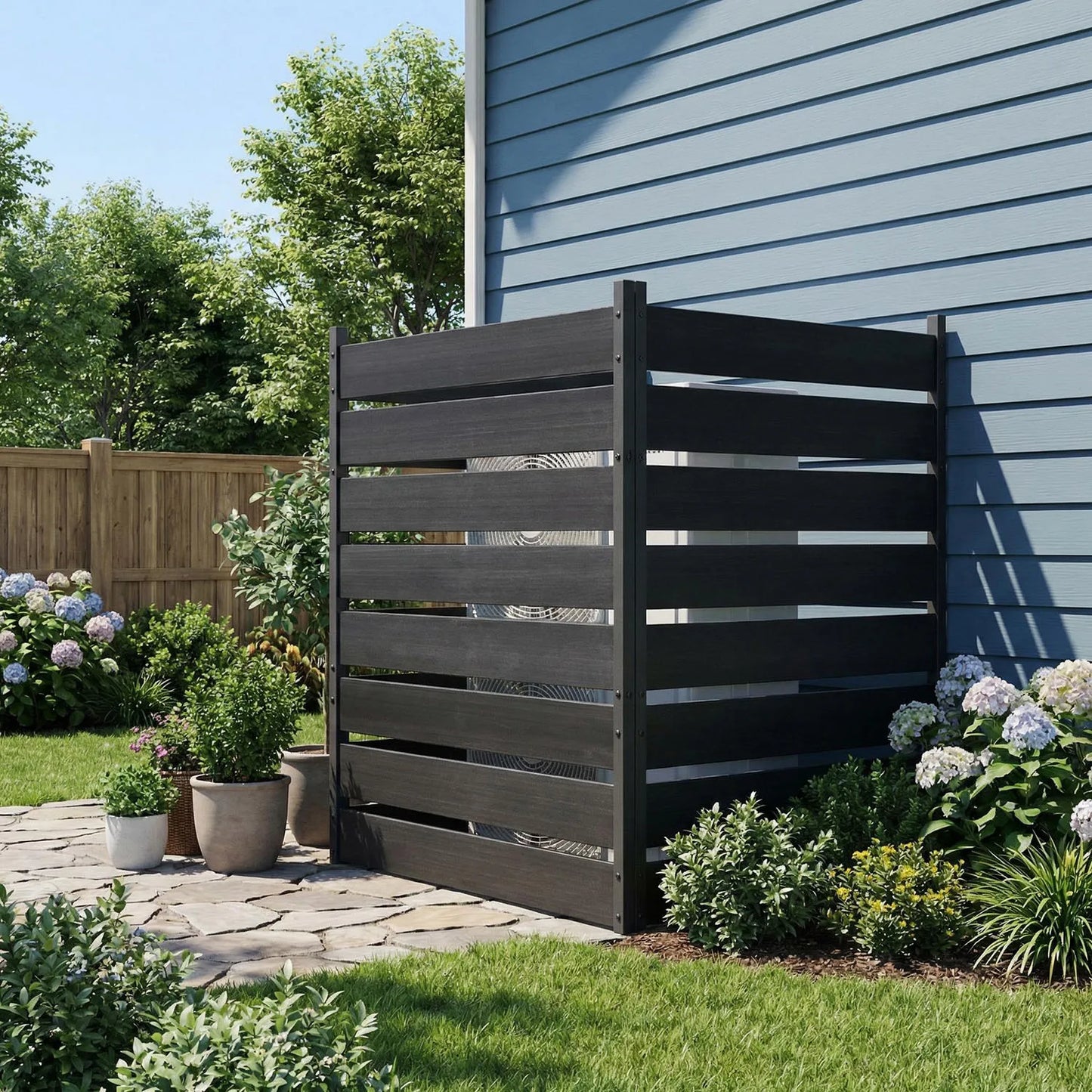 HiMISS Cedar Privacy Fence Panels Heavy Duty Outdoor Weatherproof Screening