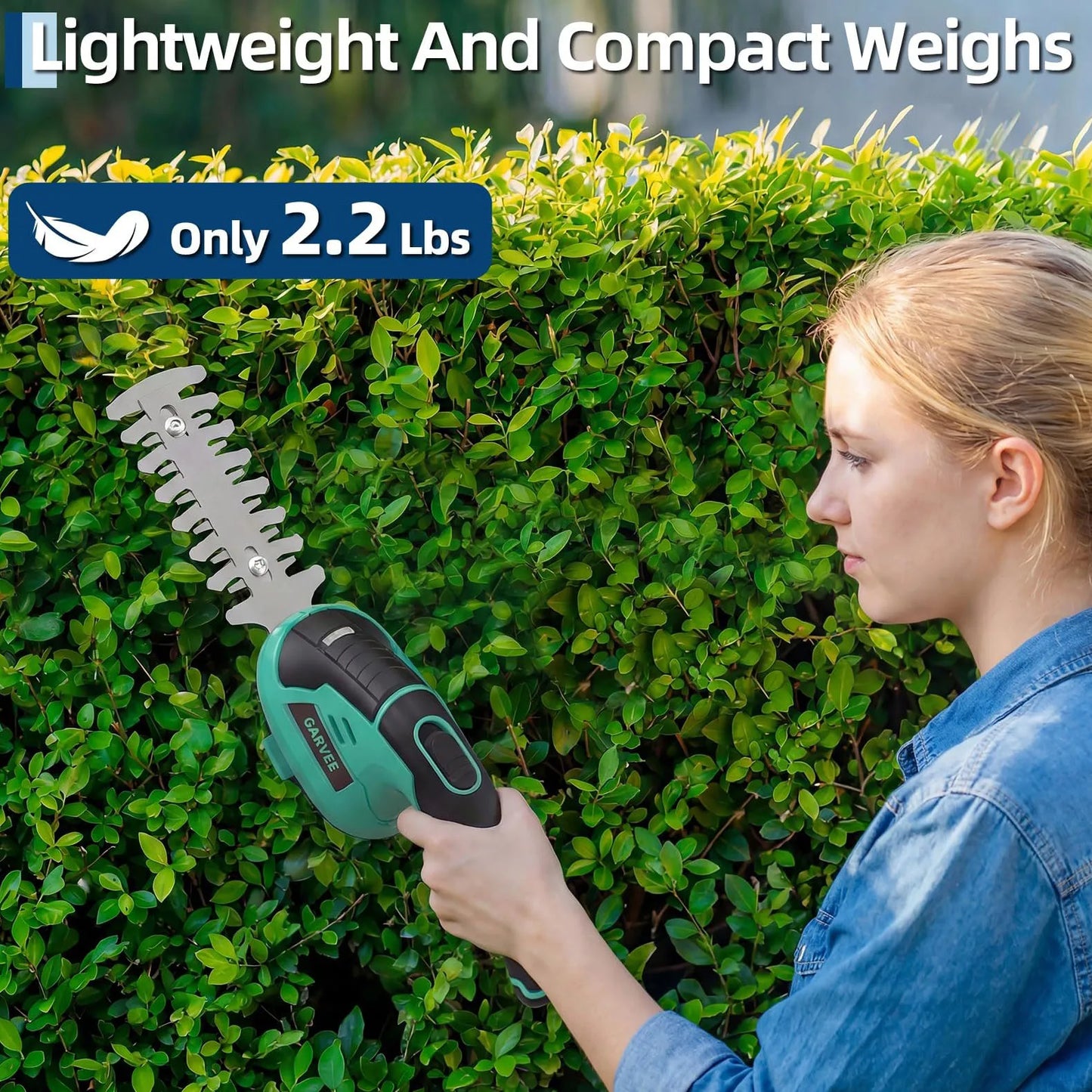 TWISTER.CK 2 In 1 Wireless Grass Shear And Hedge Trimmer