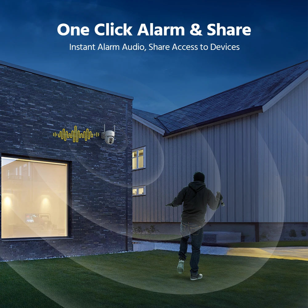 ANNKE 4MP Solar Wireless Outdoor Security Camera With WiFi 6