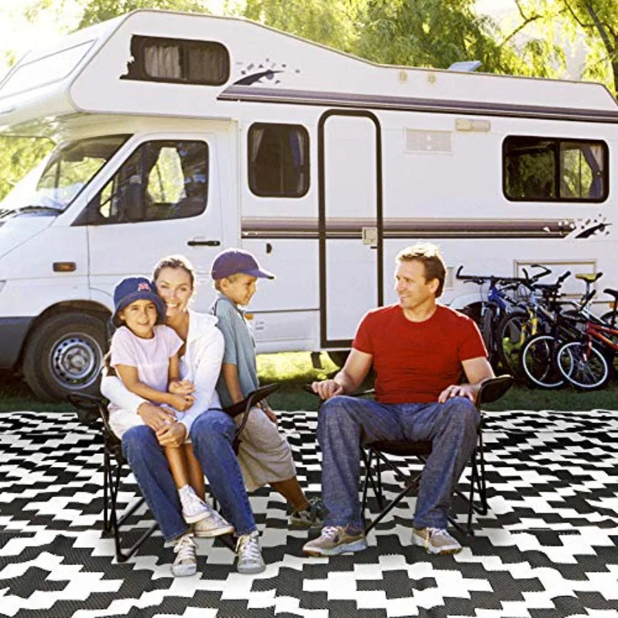 Waterproof Outdoor Rug for Patio Deck Backyard Camping