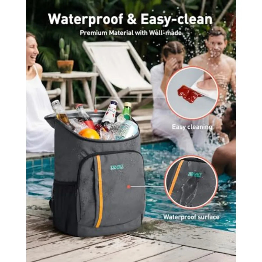 Lightweight Insulated Leak-Proof Cooler Backpack for Men and Women
