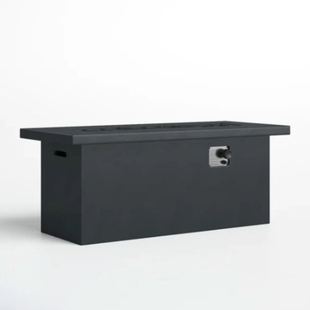 Concrete Outdoor Fire Pit Table For Propane Or Natural Gas