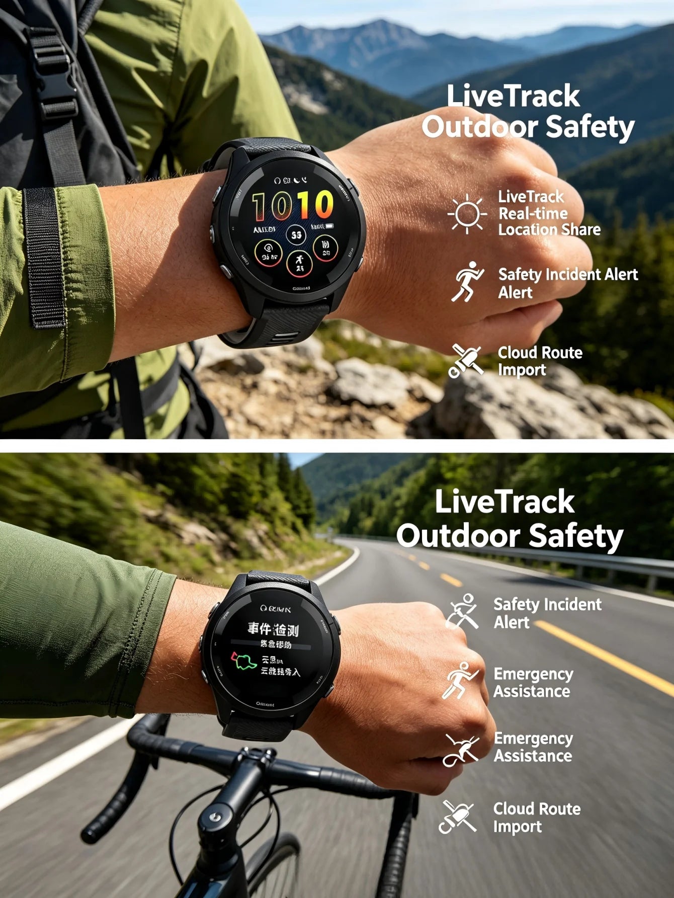 Garmin Forerunner 265 Multiband Gps Running Smartwatch Fitness