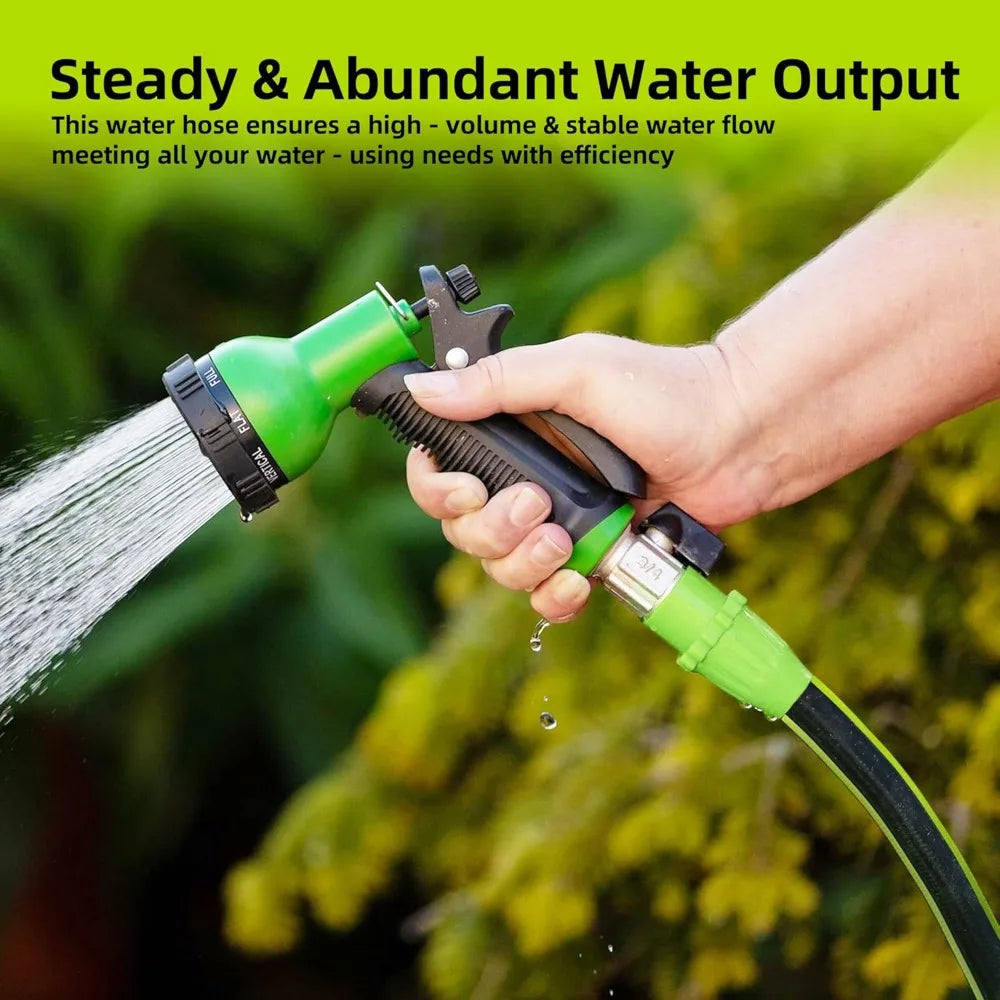 Heavy Duty Garden Hose No Kink Leakproof Flexible PVC Lawn Commercial Use
