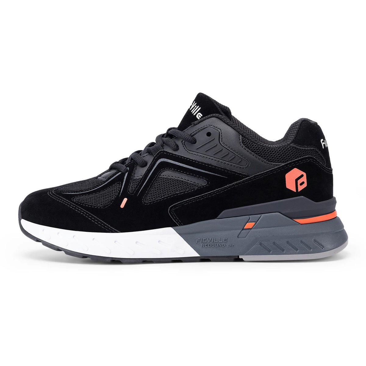FitVille Extra Wide Walking Shoes for Men Non-slip Comfort Casual Sports Sneakers for Flat Feet Heel Pain Relief - Rebound Core