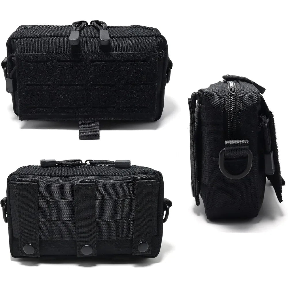 Tactical Admin Pouch MOLLE EDC Tool Bag First Aid Patch