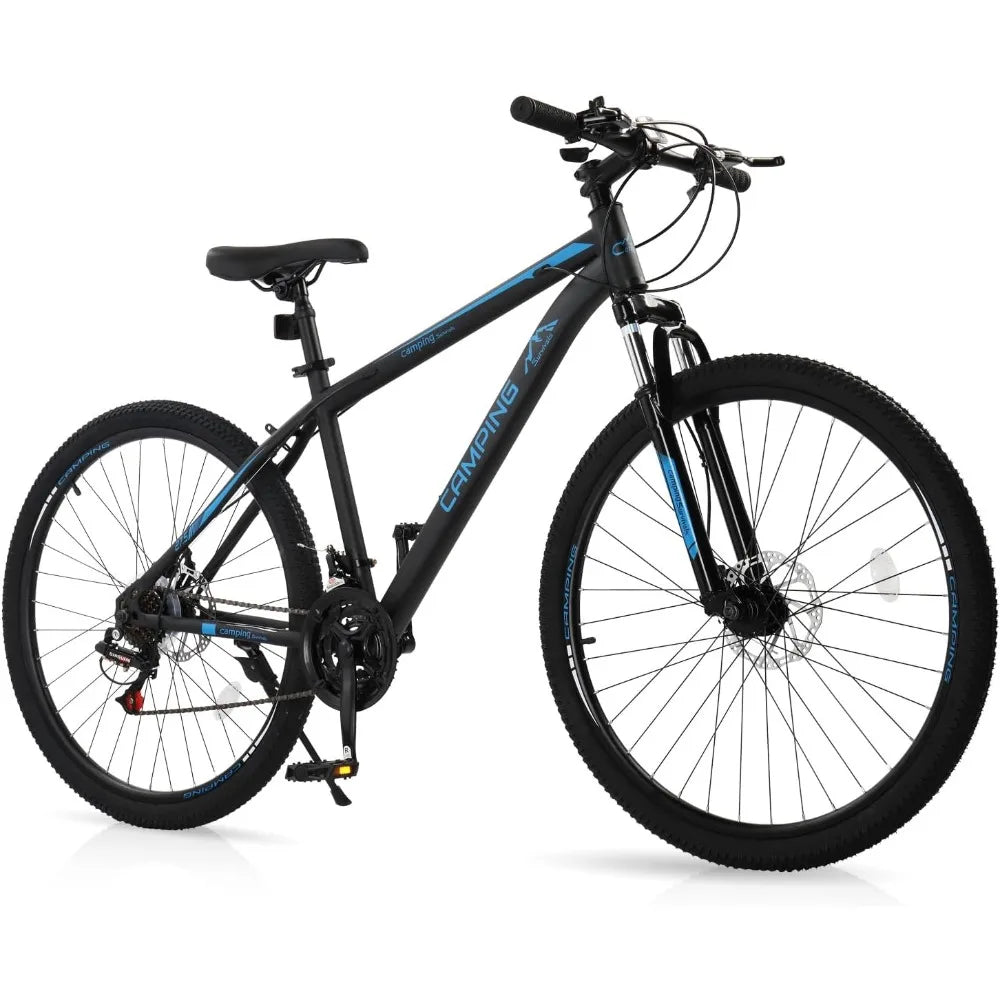 CamPingSurvivals 26/27.5" Mountain Bike 21 Speed Bikes for Adults