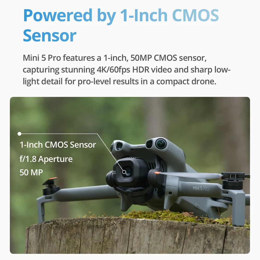 DJI Mini 5 Pro FlyMore Combo FPV Drone FourKCameraPro